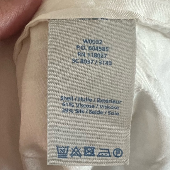 Boden Ravello silk top white size 12 - Picture 5 of 12